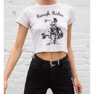 Brandy Melville John Galt Rough Rider Tee